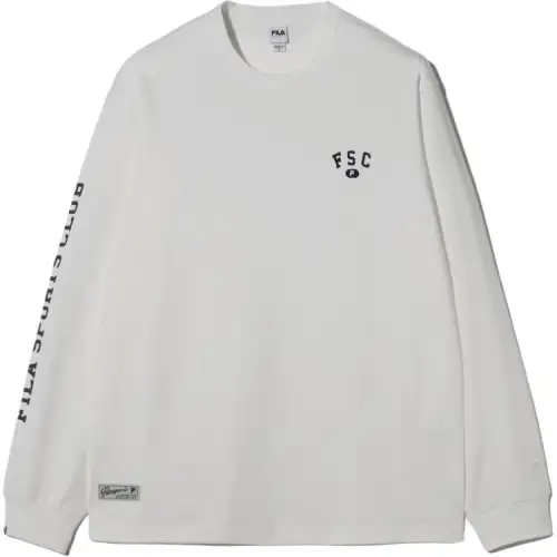 FILA T Shirts Unisex Gray Crew Neck