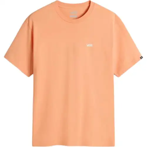 Vans Left Chest T Shirts Men's Orange Crew Neck Moderate Other