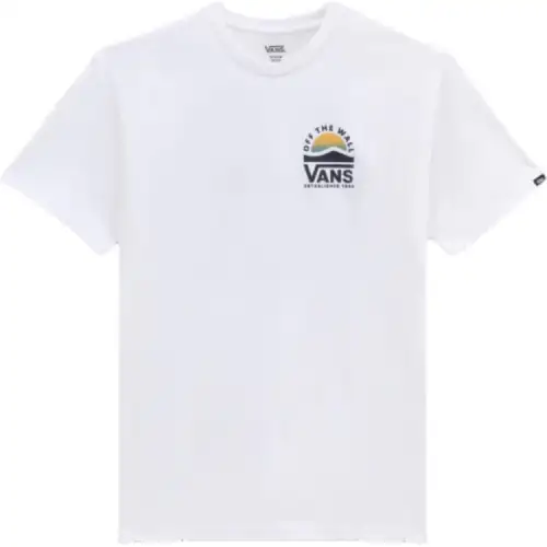 Vans T Shirts Men's White Crew Neck