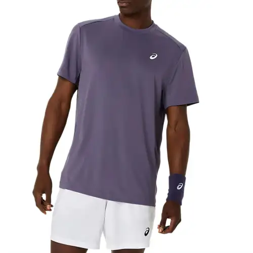 ASICS SHORT SLEEVE TOP T Shirt Men's Purple