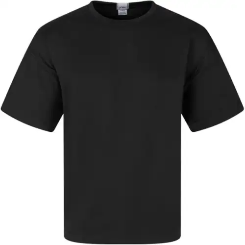 ASICS T Shirts Unisex Black Crew Neck Moderate