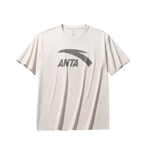 Anta Life Collection T Shirt Men's Gravel Gray