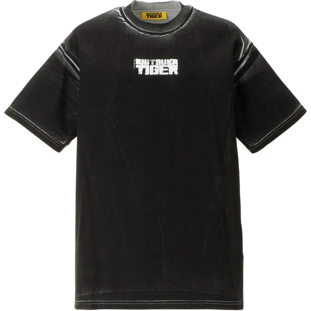 Onitsuka Tiger PRINTED T Shirt Unisex Heather Gray/Black