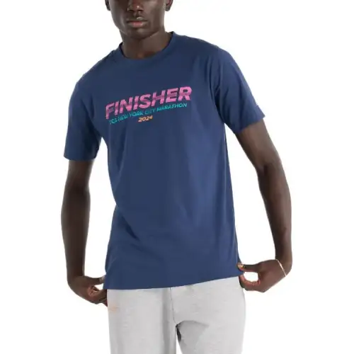 New Balance NYC Marathon Finisher T Shirt Men's Marine Blue