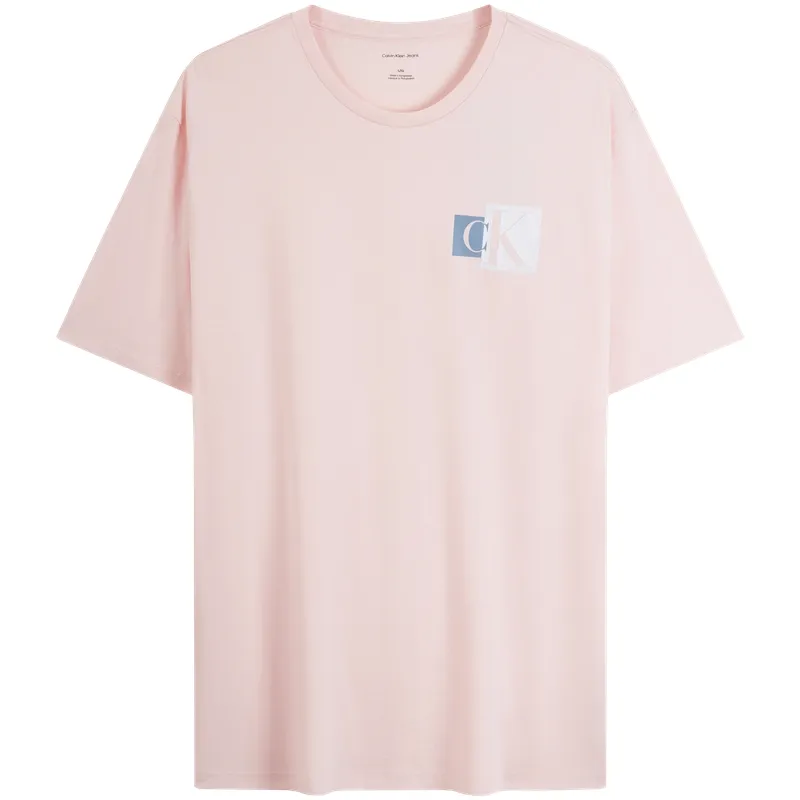 Calvin Klein T-Shirts Men's Crew Neck Moderate Straight Fit