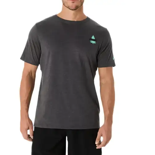 Asics NATURE T Shirt Unisex Gray