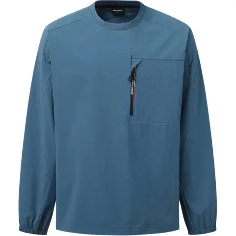 SALOMON T-Shirts Men's Blue Crew Neck
