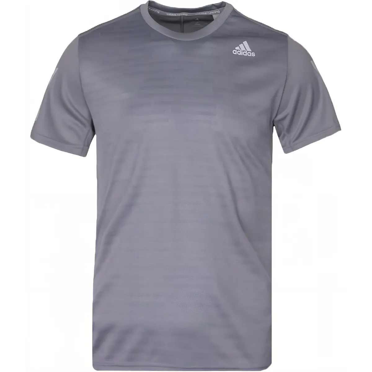 Adidas T-Shirts Men's Gray Crew Neck Moderate