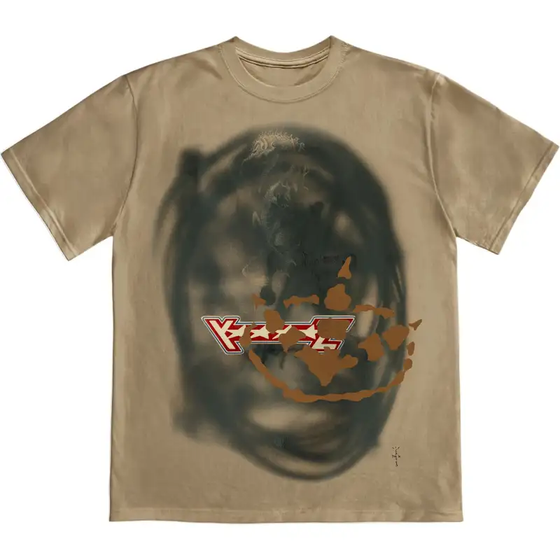 Travis Scott sprayed-effect short-sleeve T-shirt