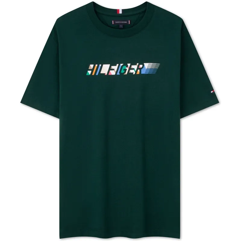 Tommy Hilfiger T-Shirts Men's Crew Neck Moderate