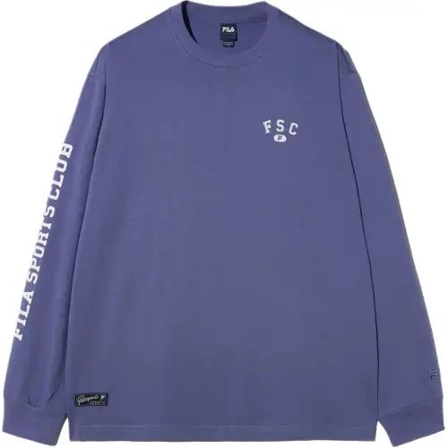 FILA T Shirt Unisex Dark Purple
