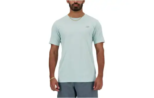 New Balance Heather Tech T Shirt Men's Salt Marsh