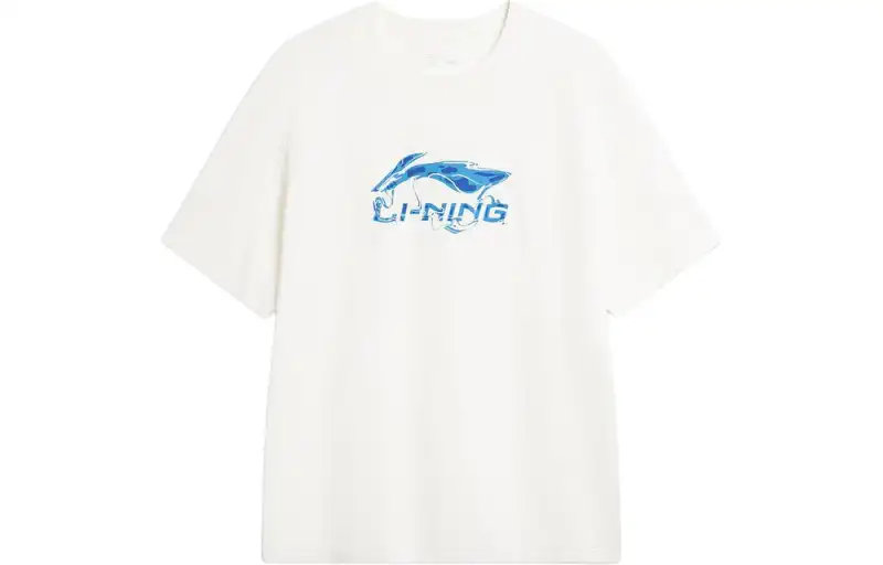 Li Ning Sports Life Collection T Shirt Men's Ivory