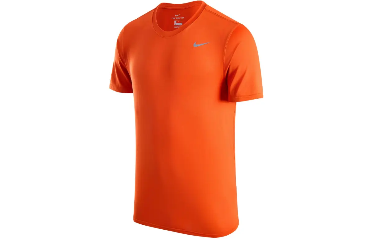 Nike T Shirt Men's University Orange/Cool Gray