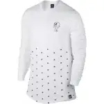 Jordan T Shirts Men's White Crew Neck Moderate Straight Fit