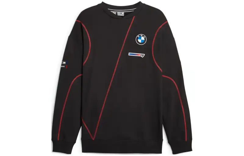 PUMA x BMW BMWGarage Crew T Shirt Men's Black