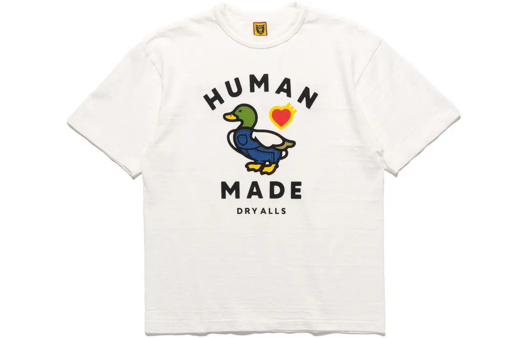 HUMAN MADE SS24 T Shirts Unisex Crew Neck Moderate Straight Fit