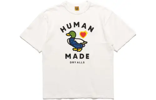 HUMAN MADE SS24 T Shirts Unisex Crew Neck Moderate Straight Fit
