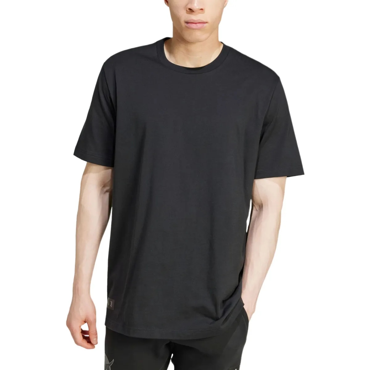 Adidas crew-neck cotton T-shirt