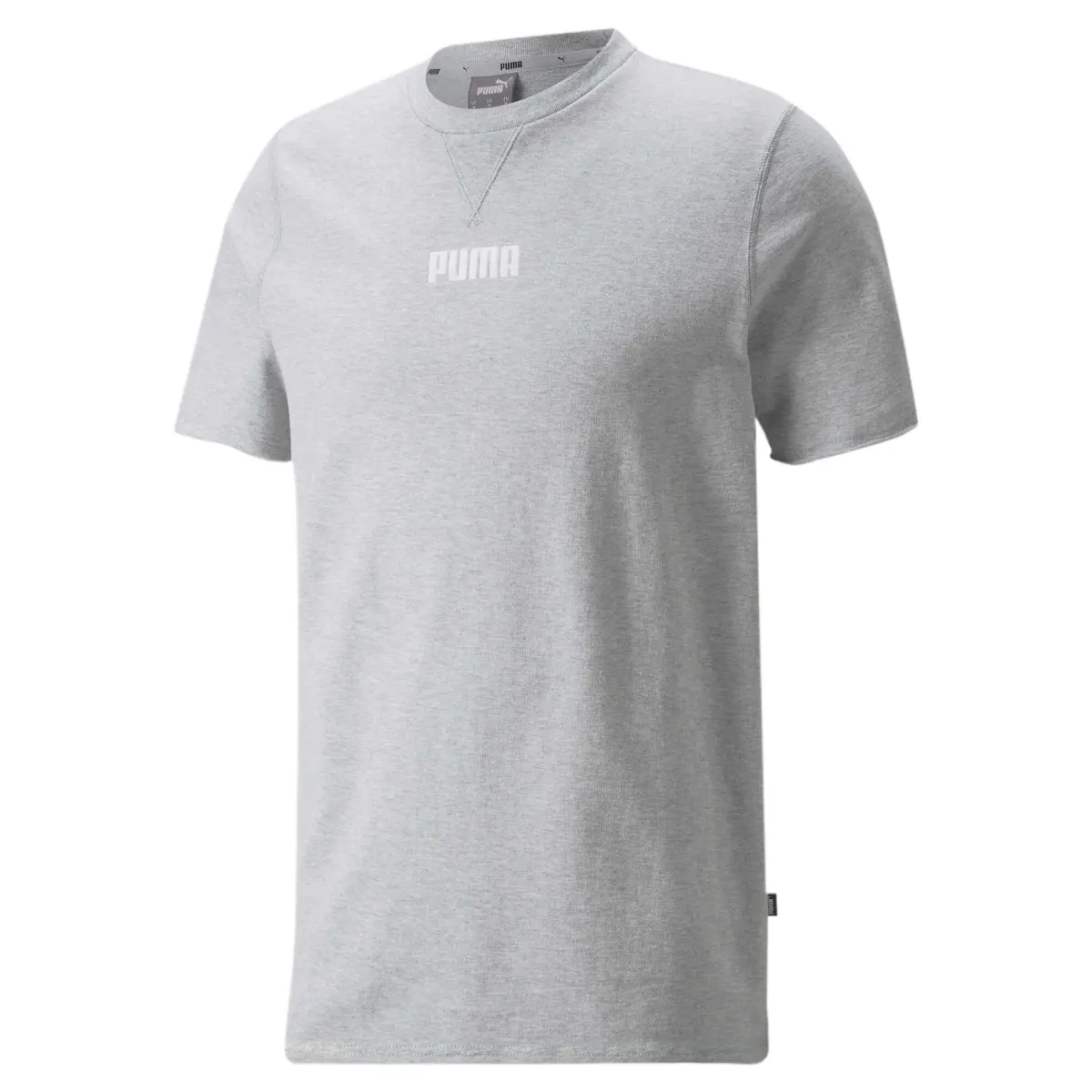 PUMA T Shirt Men's Light Mixed Gray
