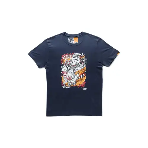 Vans T Shirts Men's Blue Crew Neck