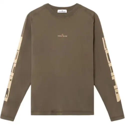 STONE ISLAND Logo Printed T Shirt