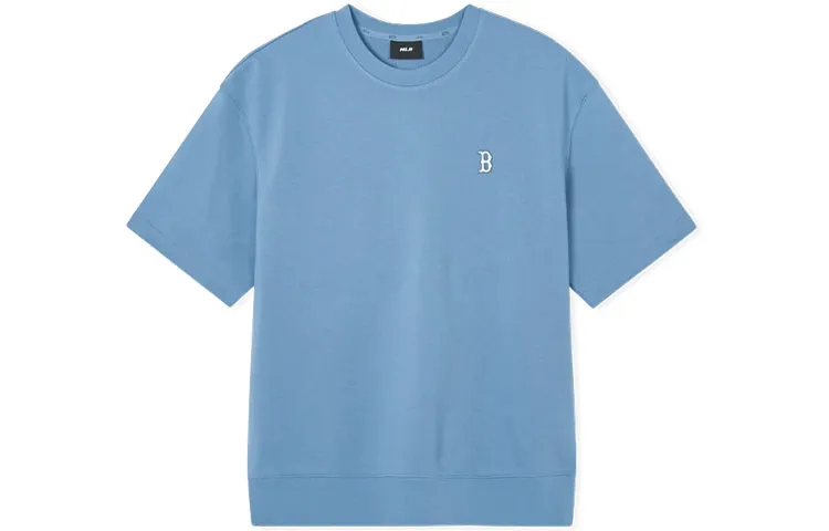 MLB Drop Shoulder Sleeve T Shirt Unisex Blue