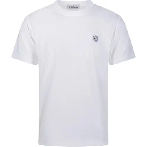 STONE ISLAND Compass Patch Crewneck T Shirt