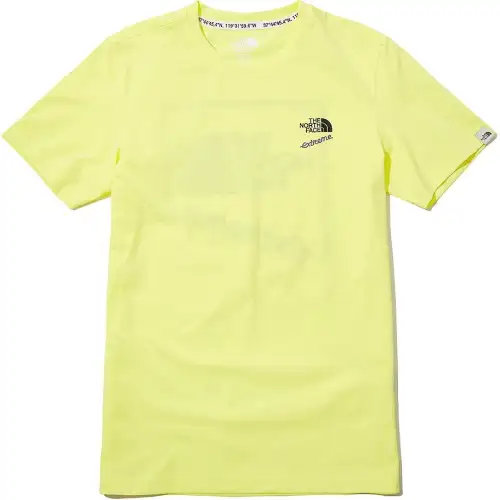 THE NORTH FACE MEEKER S/SR/TEE T Shirt Men's Light Yellow
