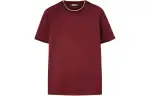 Loro Piana T Shirts Men's Red Crew Neck Moderate Straight Fit