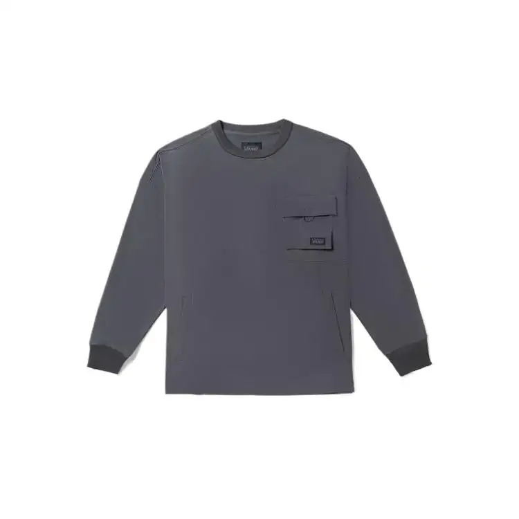Vans T Shirts Unisex Dark Gray Crew Neck Moderate Straight Fit