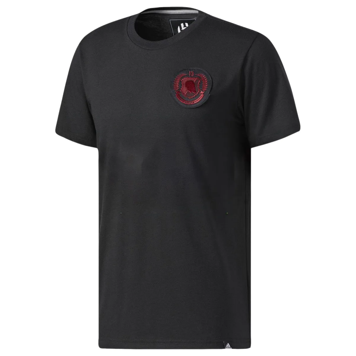 Adidas T-Shirts Men's Black Crew Neck Moderate