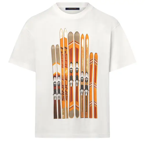 LOUIS VUITTON Printed Cotton T Shirt