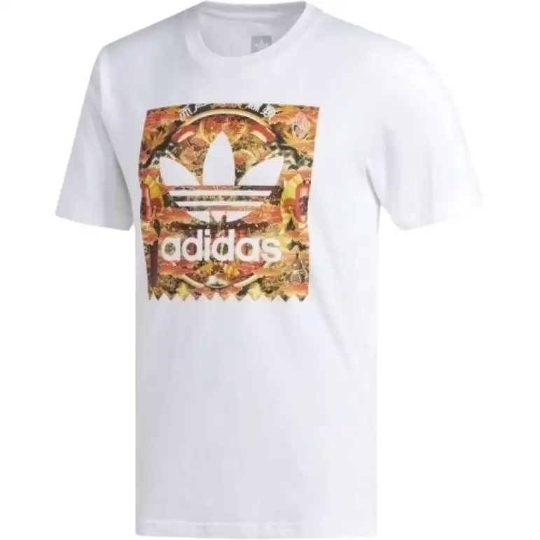 Adidas Originals x Evisen Skateboarding EVISON BB FILL Skateboards T Shirt Men's White