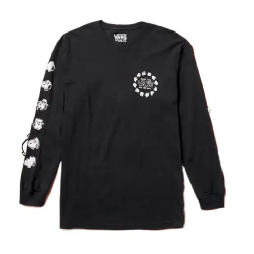 Vans T Shirts Men's Black Crew Neck