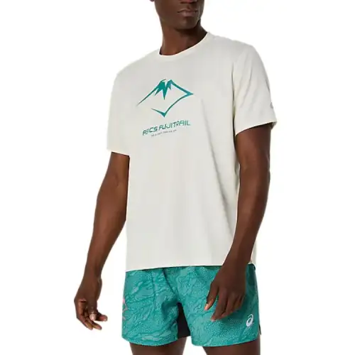 Asics FUJITRAIL T Shirt Men's White