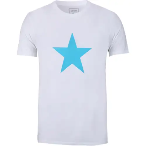 Converse T Shirts Men's White Crew Neck Moderate Straight Fit