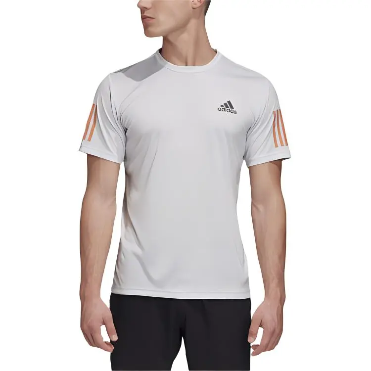 Adidas T-Shirts Men's White Crew Neck Moderate