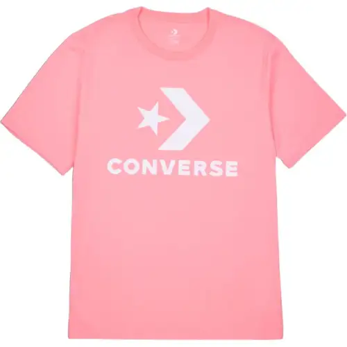 Converse T Shirts Unisex Pink Crew Neck
