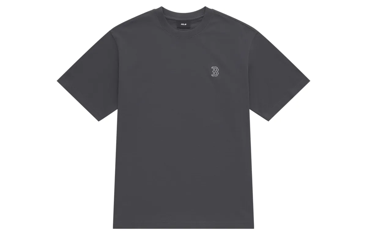 MLB Boston Red Sox Basic Collection SS25 T Shirt Unisex Charcoal Gray