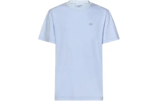LACOSTE Logo embroidered Cotton T shirt