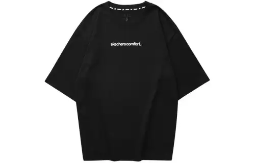 Skechers T Shirt Unisex Carbon Black