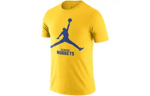 Jordan T Shirt Denver Nuggets Men's Gold
