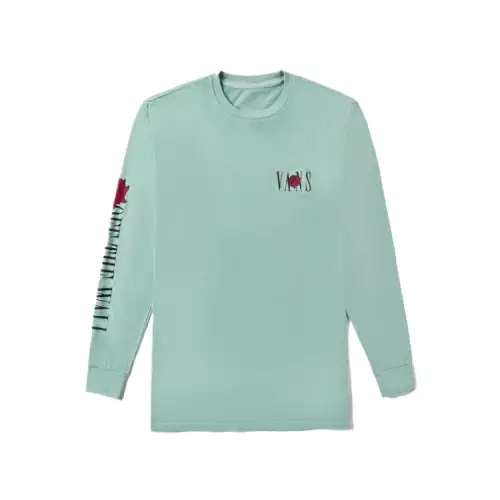 Vans TEE LS T Shirt Unisex Green