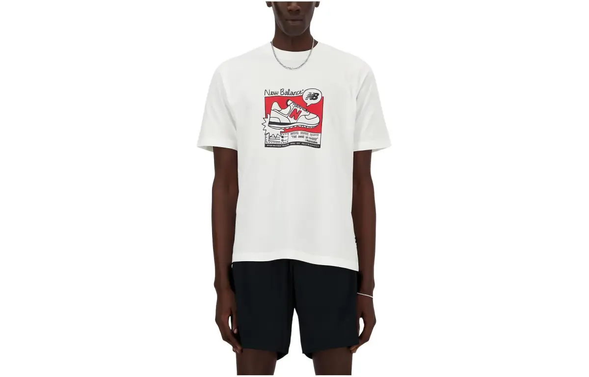 New Balance SPORT ESSENTIALS AD T Shirt Men's Maris Sal