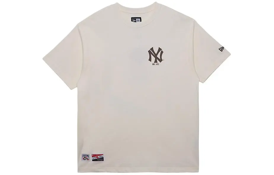 New Era T Shirt Men's Ivory White