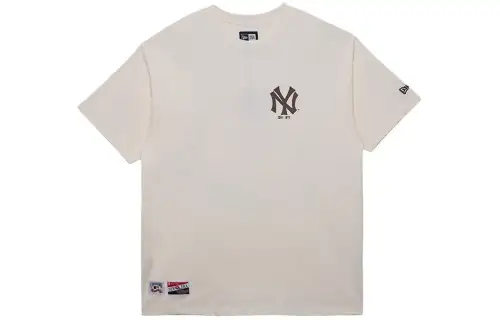 New Era T Shirt Men's Ivory White