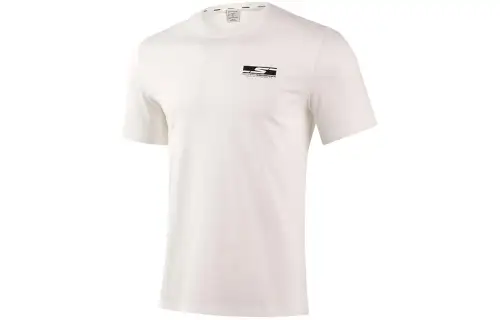 Skechers T Shirt Men's Marshmallow White