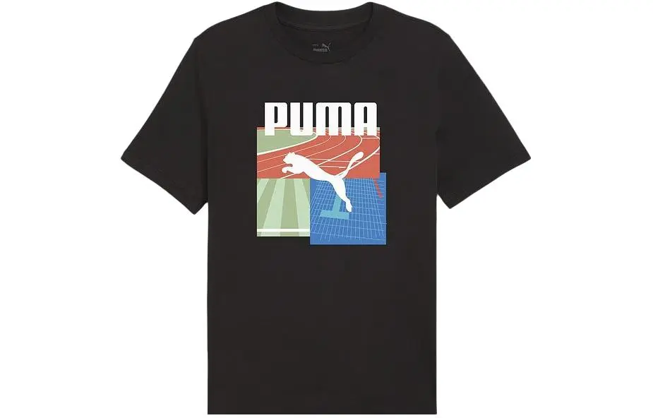 PUMA Set in Sleeve T Shirt Men's Black