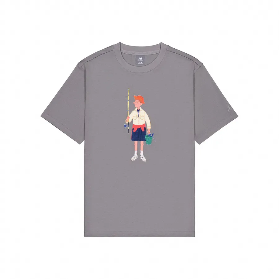 New Balance T Shirt Unisex Gray